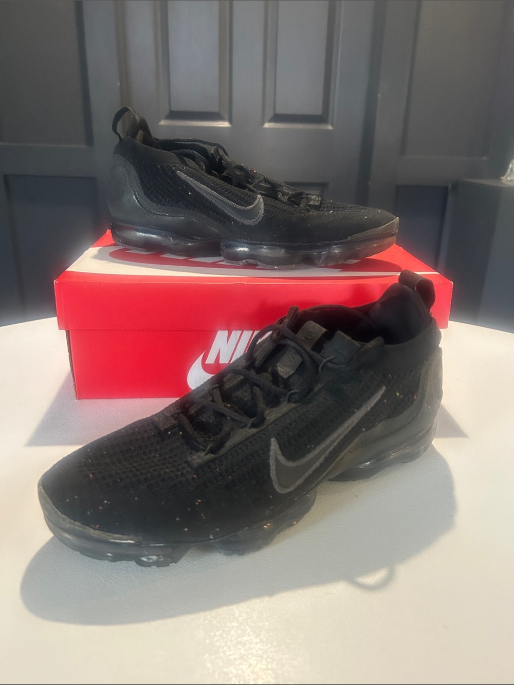 Nike Air VaporMax 2021 FK “Black Anthracite” Mens Size 11.5